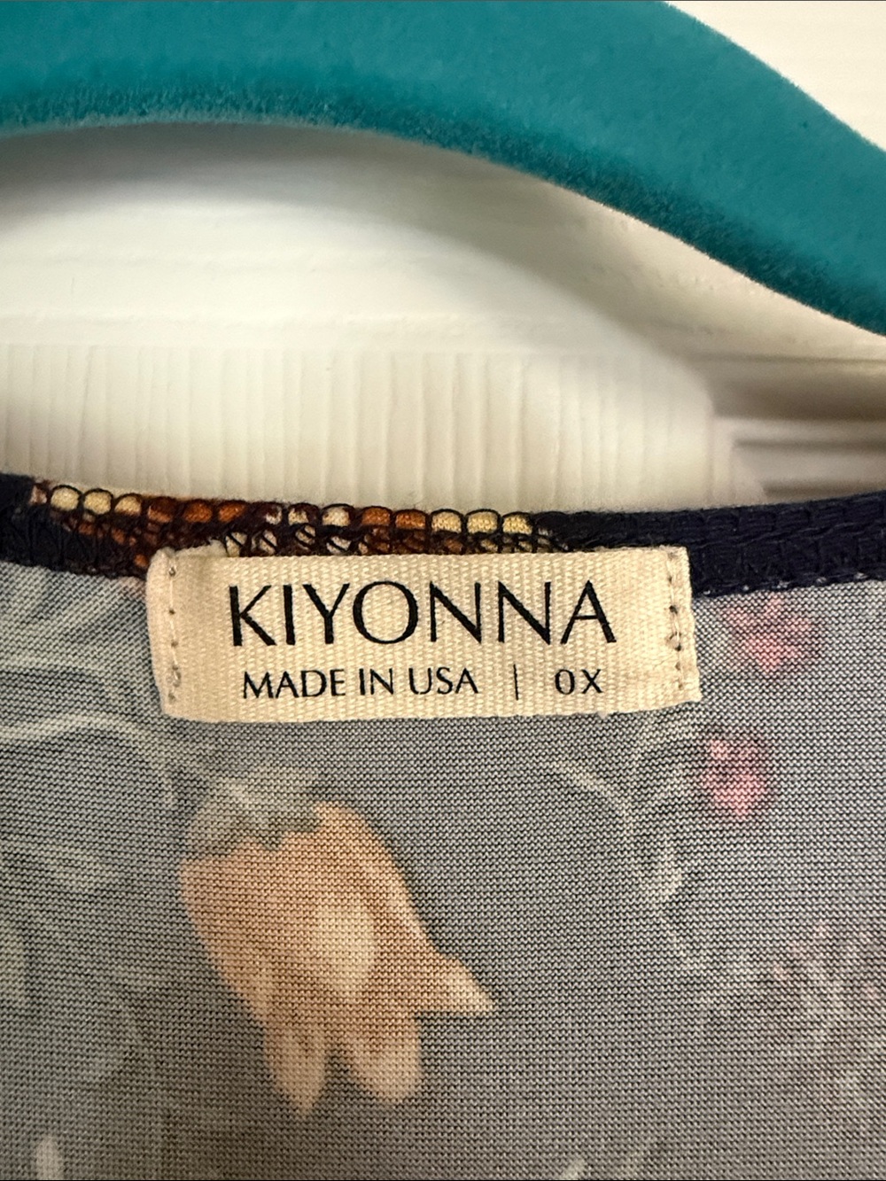 Kyonna Floral Wrap Maxi Dress - Navy - Picture 2 of 7